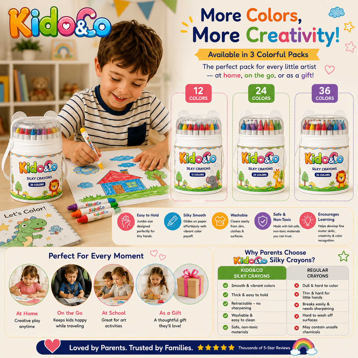 Washable Twist Crayons