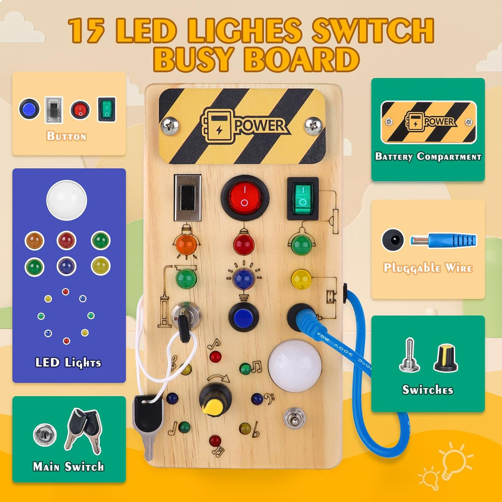 CozyBub™ Montessori Busy Board