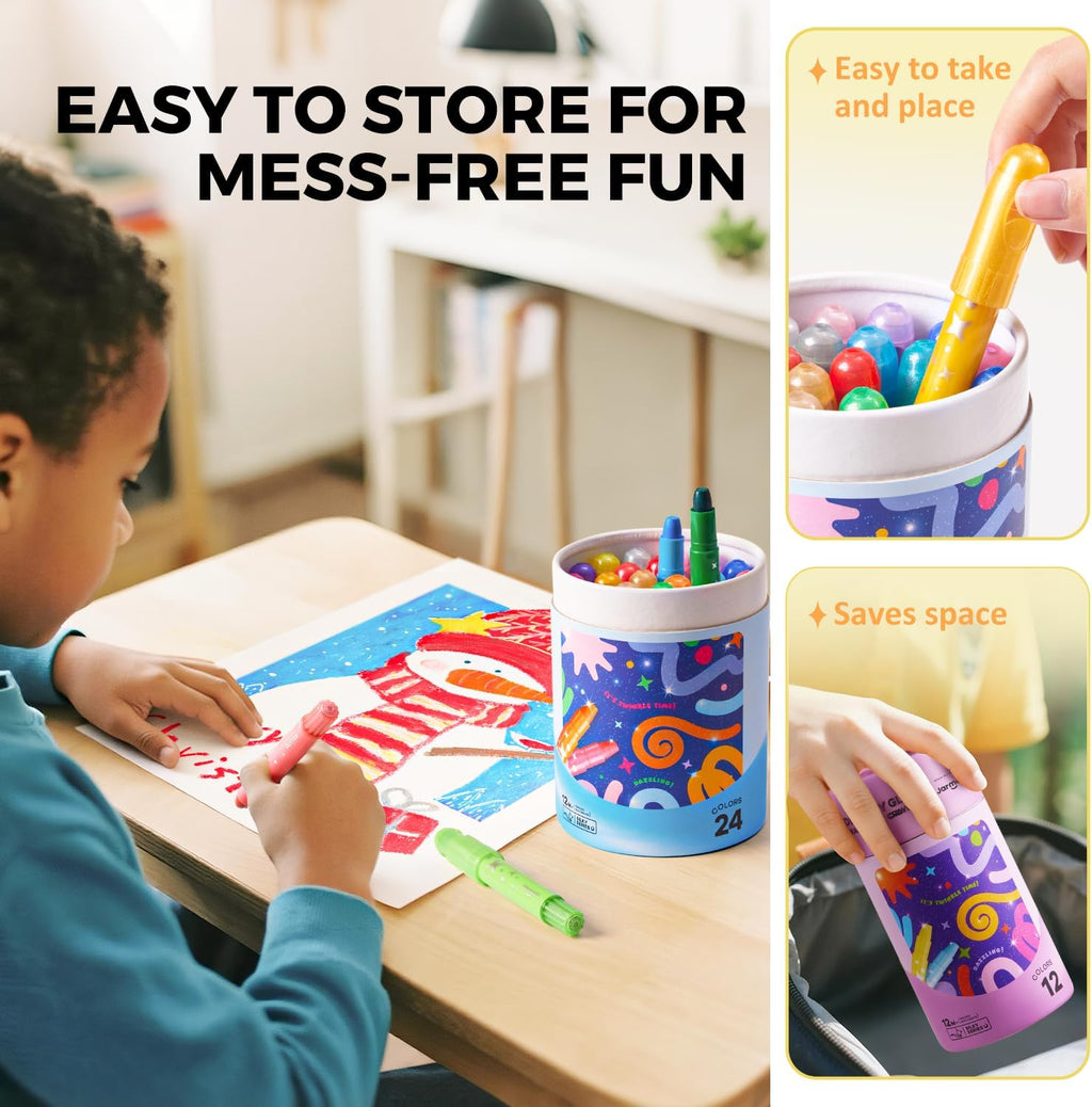 CozyBub™ Washable Twist Crayons