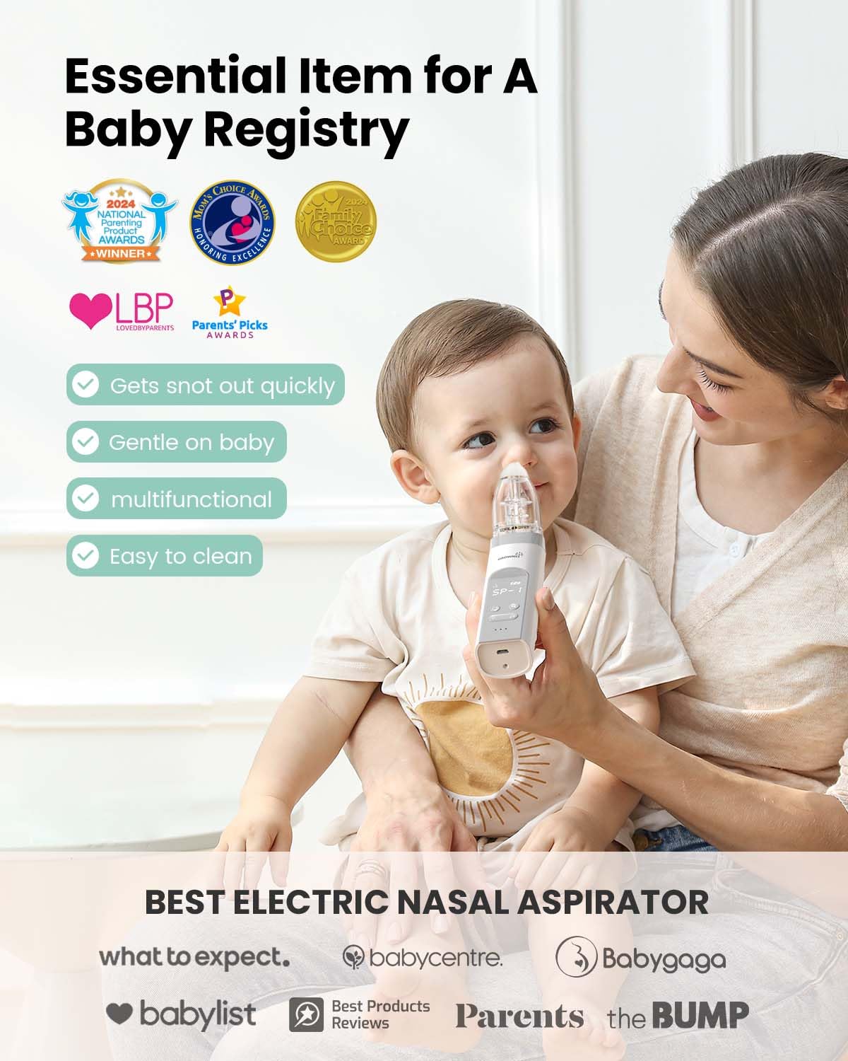 CozyBub™ Electric Baby Nasal Aspirator