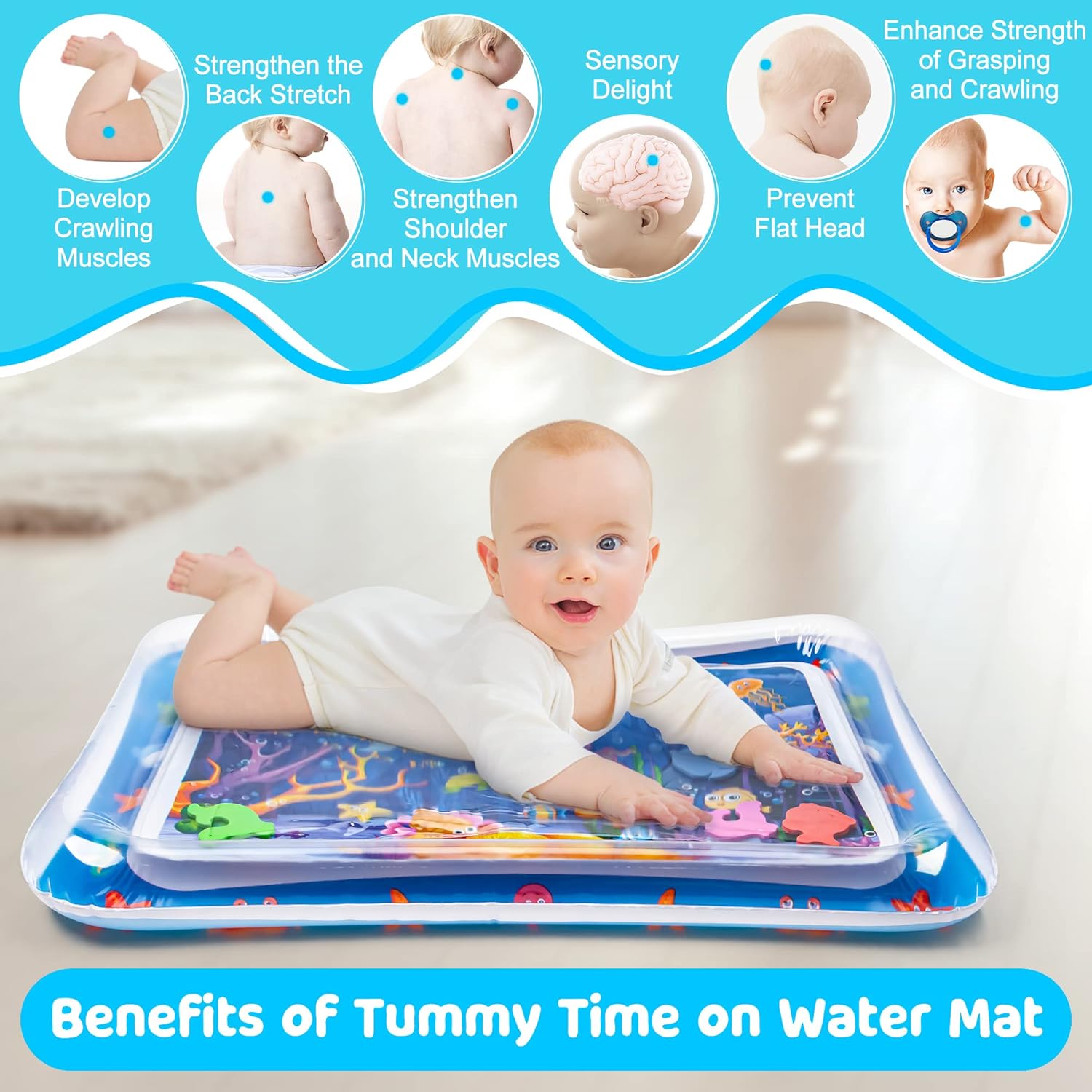 CozyBub Inflatable Water Play Mat