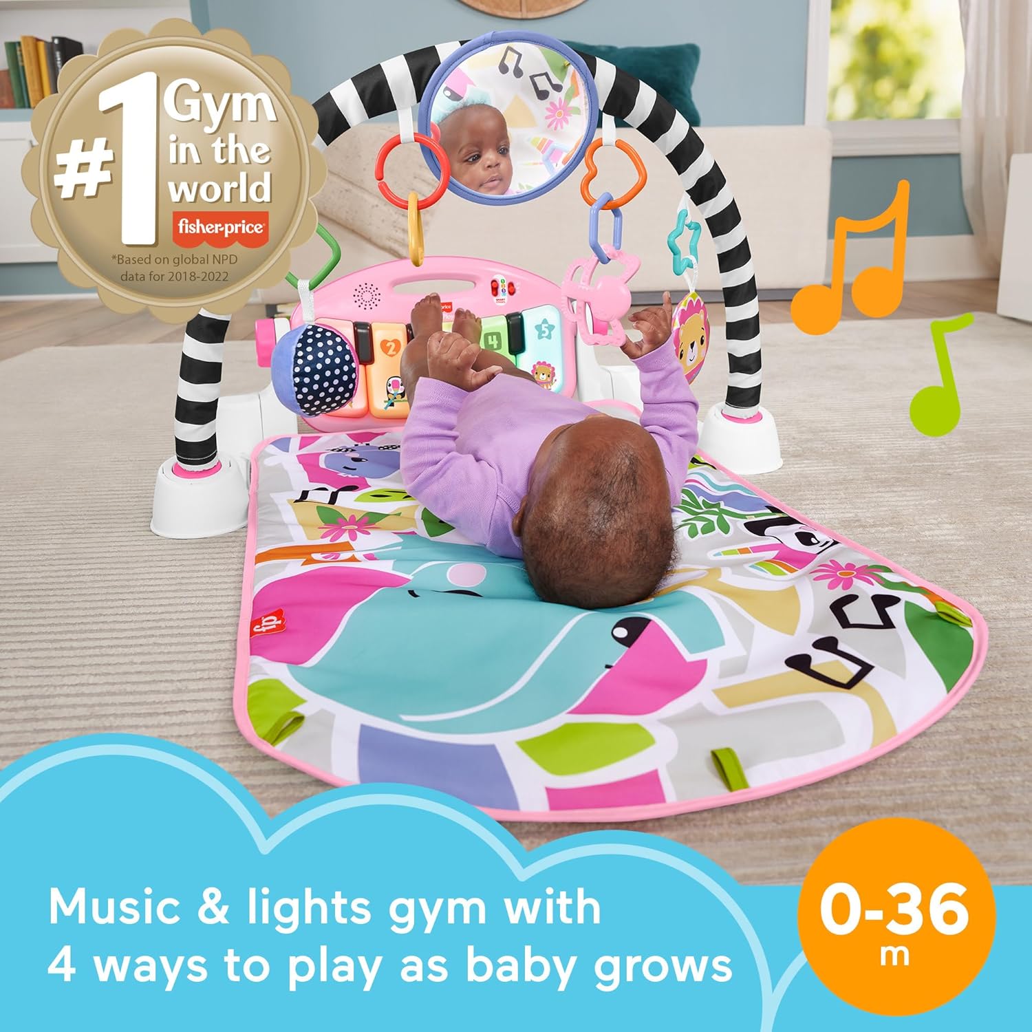 CozyBub™ Tummy Time Baby Activity Mat