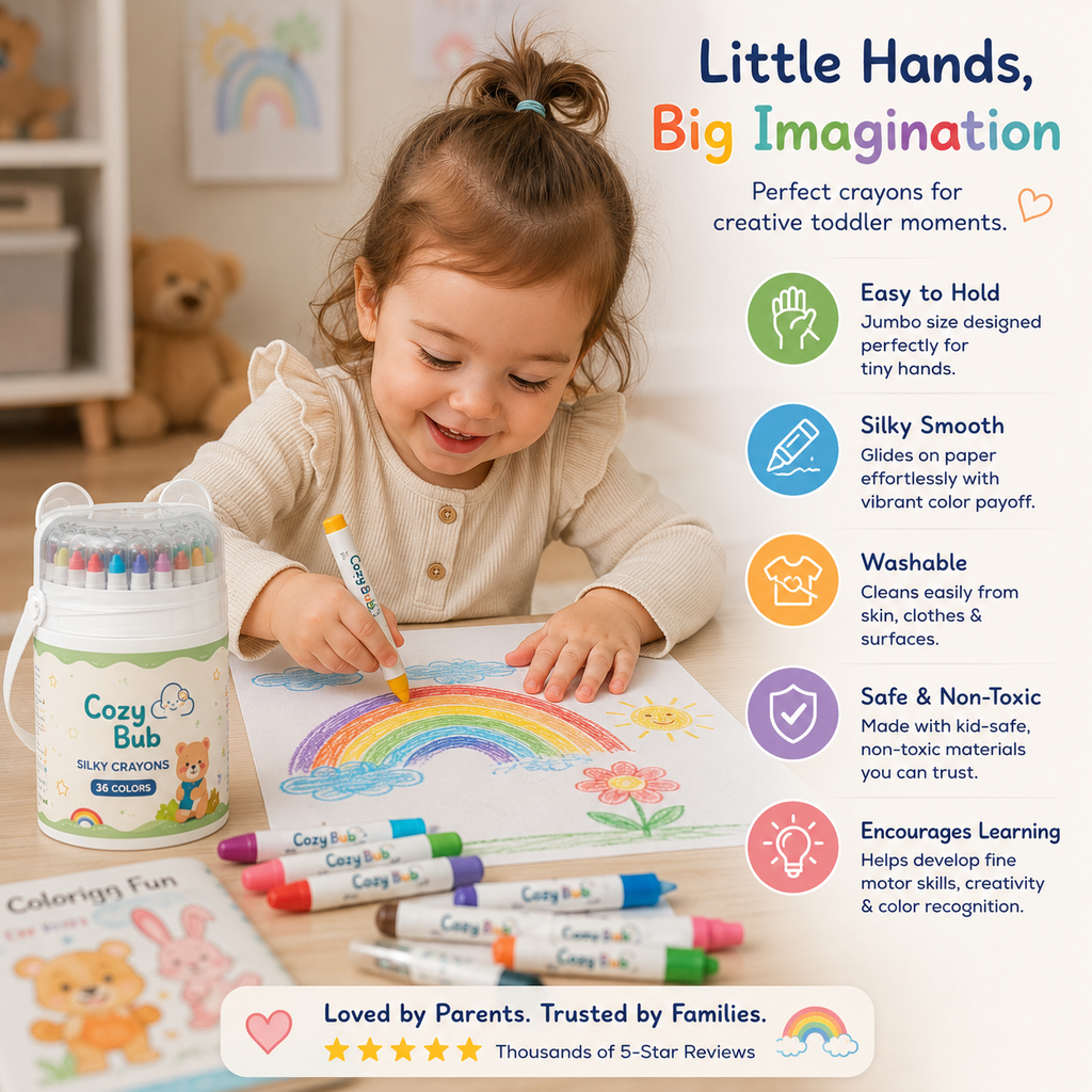 CozyBub™ Washable Twist Crayons
