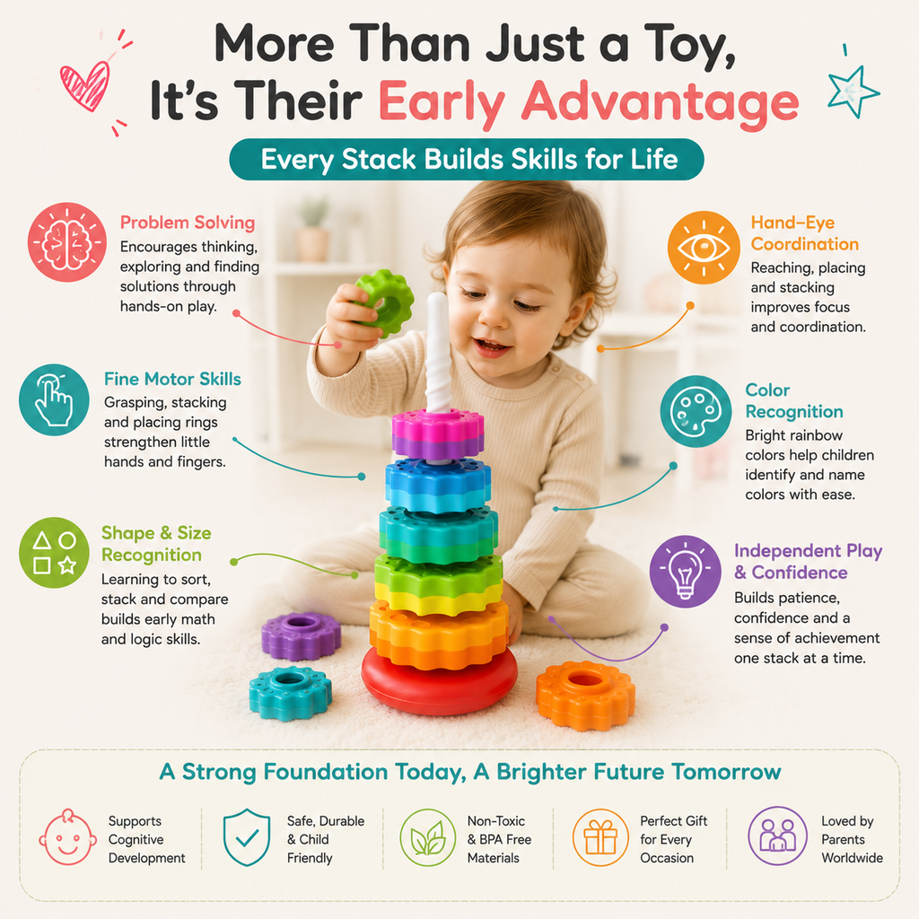 CozyBub™ Montessori Stacking Tower