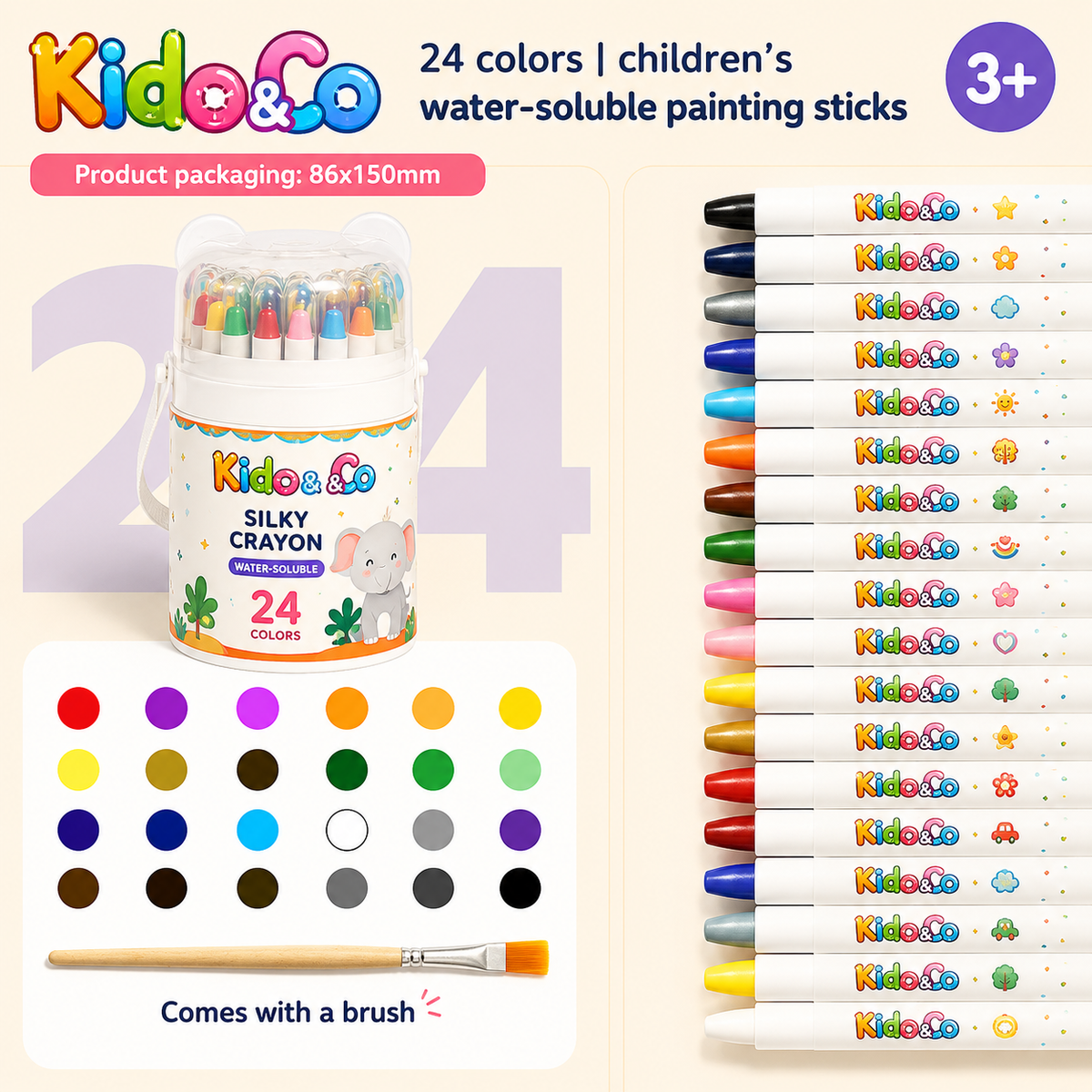 Washable Twist Crayons
